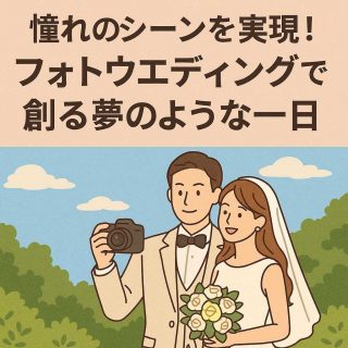 憧れのシーンを実現！フォトウエディングで創る夢のような一日
