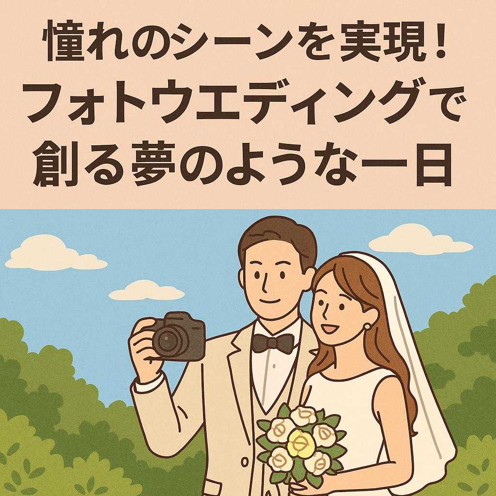 憧れのシーンを実現！フォトウエディングで創る夢のような一日