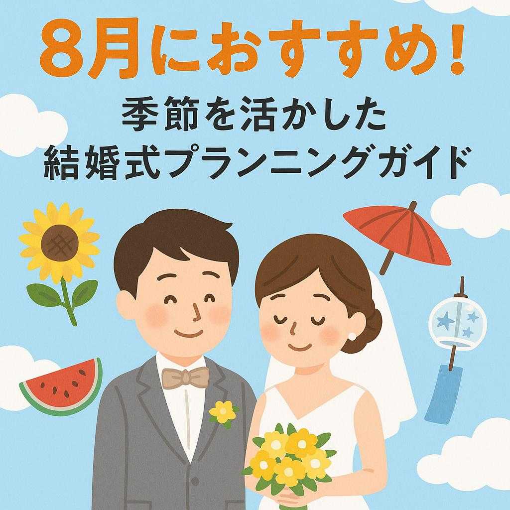 8月におすすめ！季節を活かした結婚式プランニングガイド
