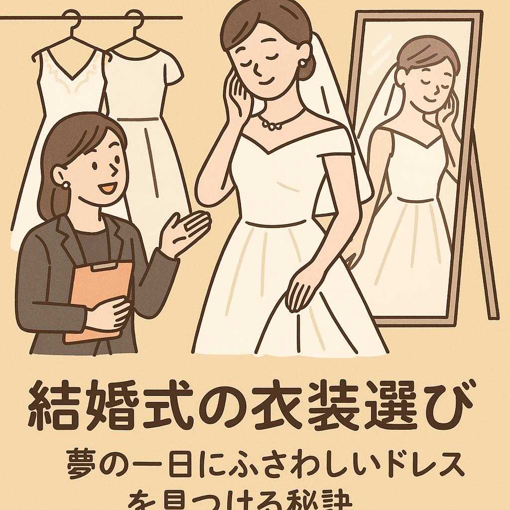 結婚式の衣装選び：夢の一日にふさわしいドレスを見つける秘訣