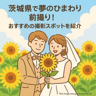 茨城県で夢のひまわり前撮り！おすすめの撮影スポットを紹介