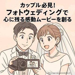 カップル必見！フォトウェディングで心に残る感動ムービーを創る