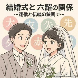 結婚式と六耀の関係を知ろう〜迷信と伝統の狭間で〜