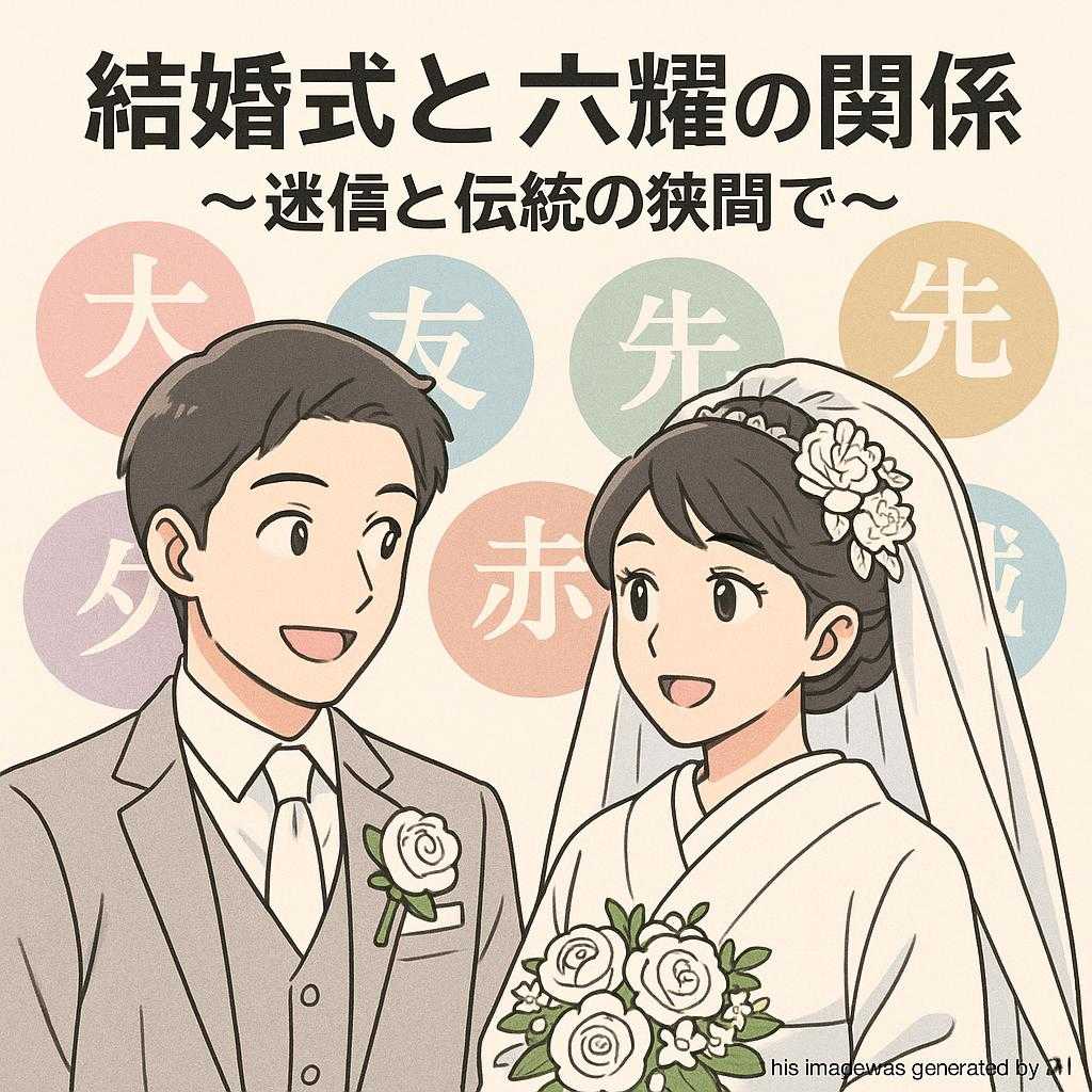 結婚式と六耀の関係を知ろう〜迷信と伝統の狭間で〜