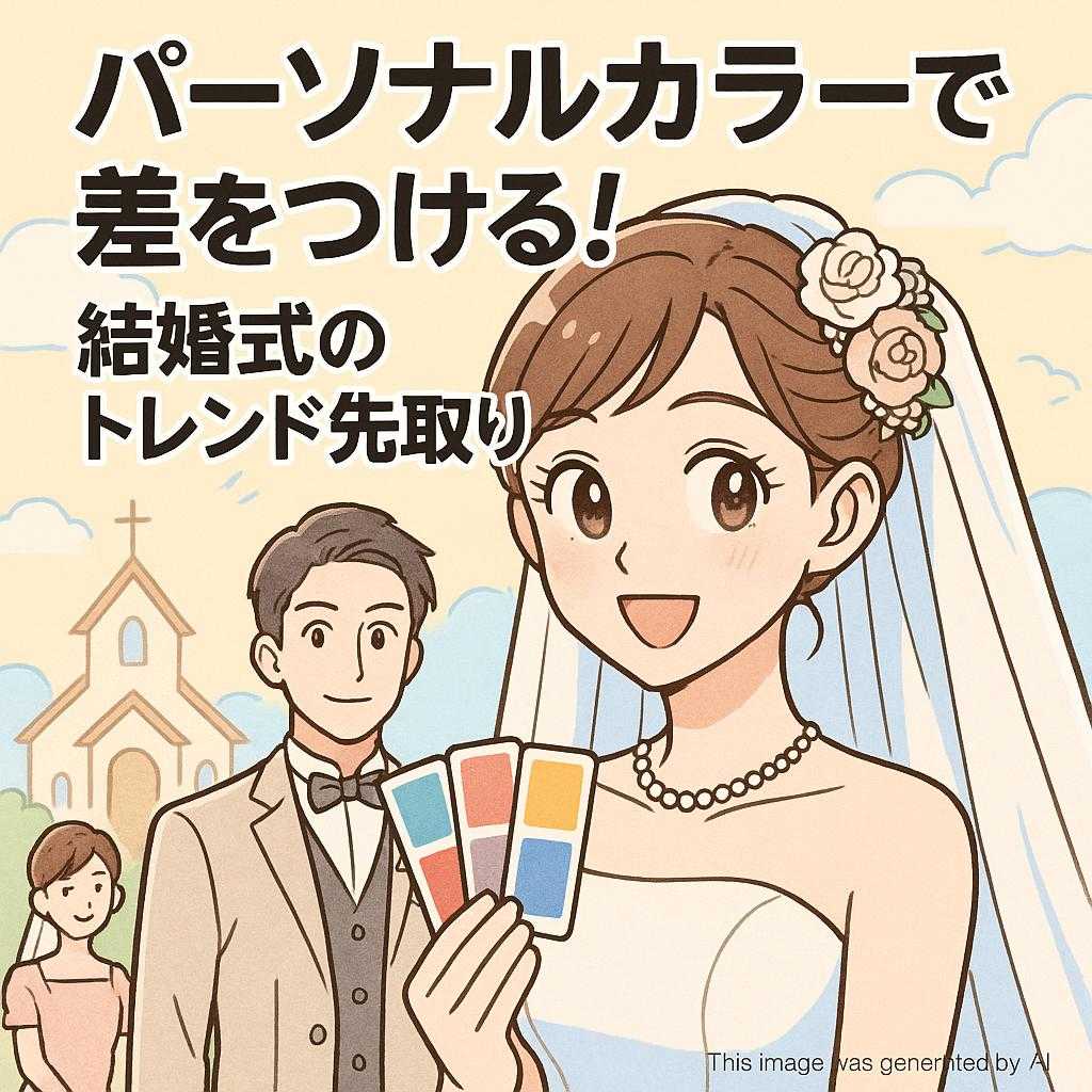 パーソナルカラーで差をつける！結婚式のトレンド先取り