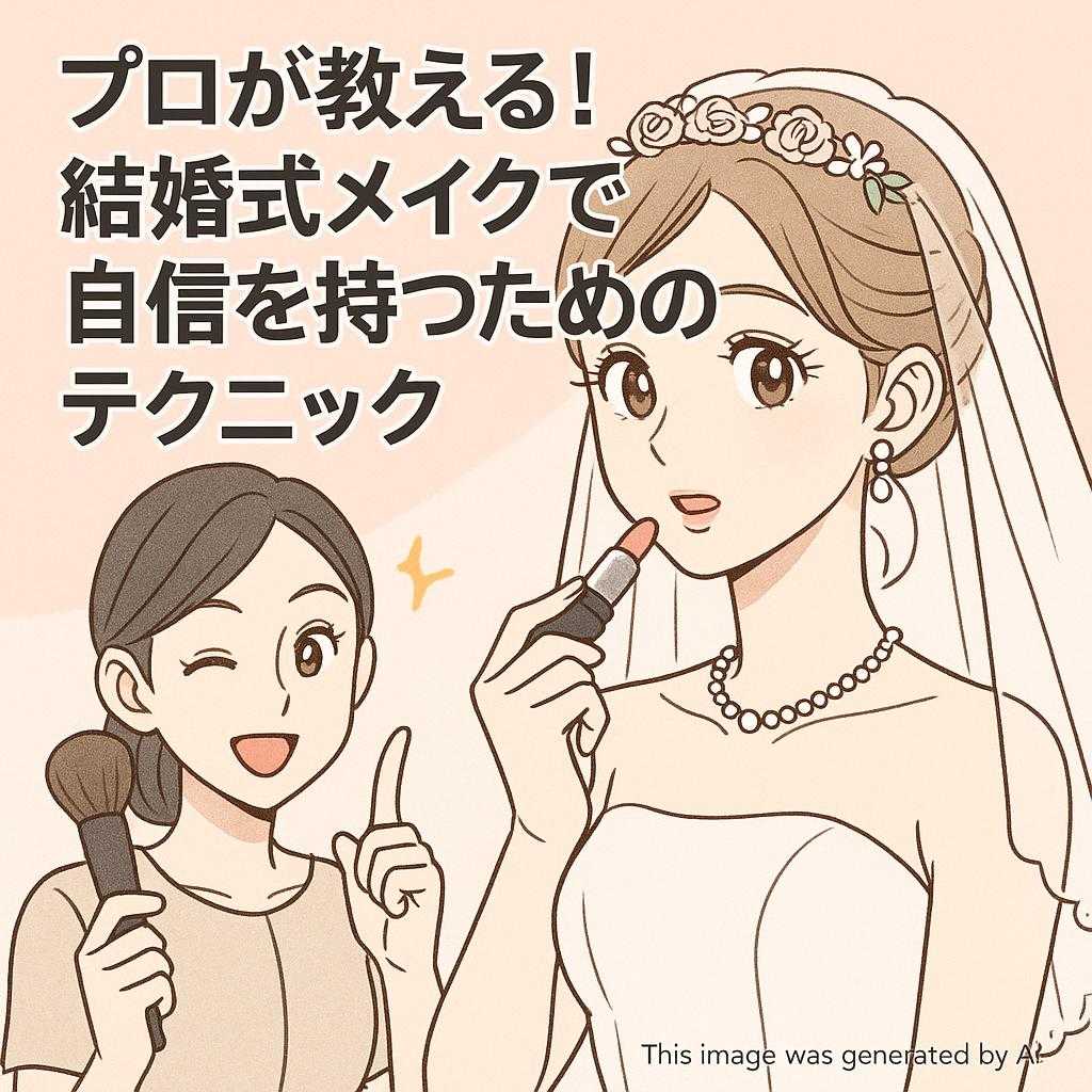プロが教える！結婚式メイクで自信を持つためのテクニック