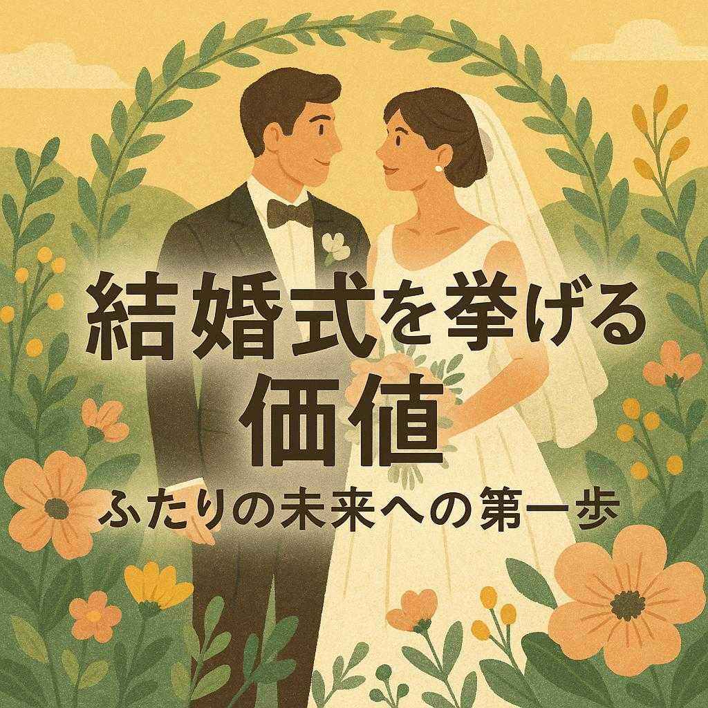 結婚式を挙げる価値：ふたりの未来への第一歩