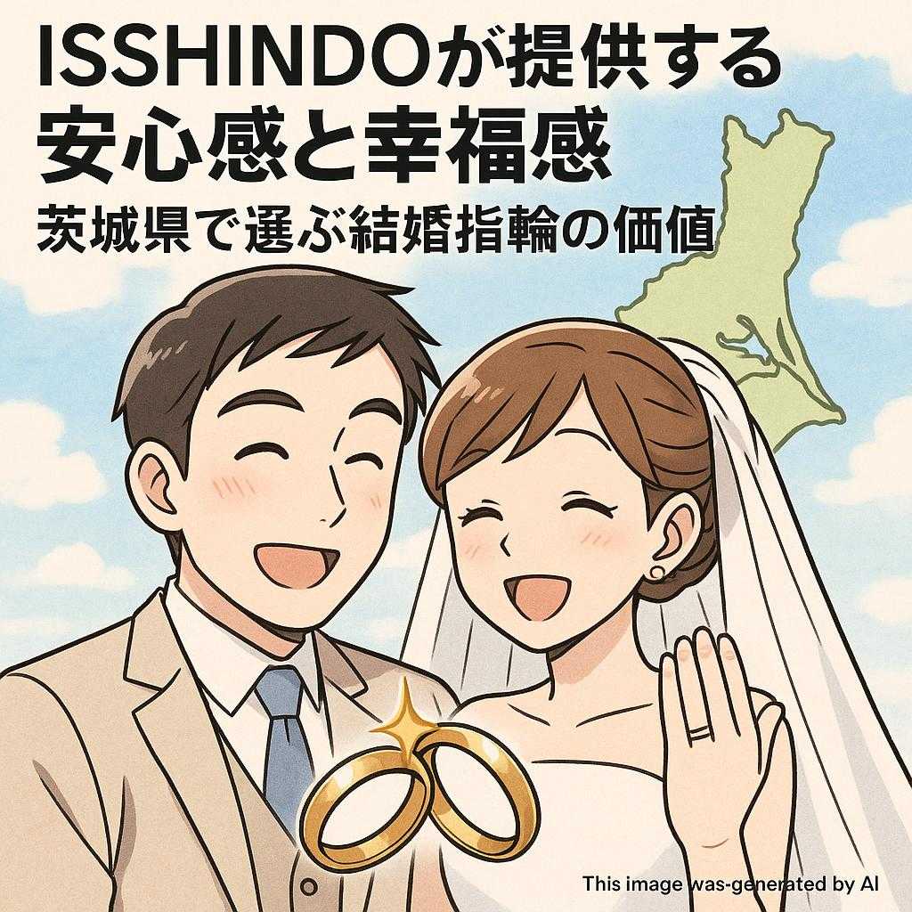 ISSHINDOが提供する安心感と幸福感：茨城県で選ぶ結婚指輪の価値