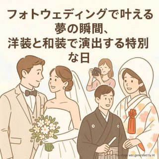 フォトウェディングで叶える夢の瞬間、洋装と和装で演出する特別な日