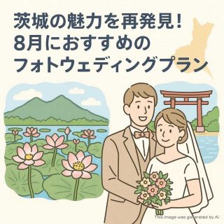 茨城の魅力を再発見！8月におすすめのフォトウェディングプラン