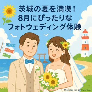 茨城の夏を満喫！8月にぴったりなフォトウェディング体験