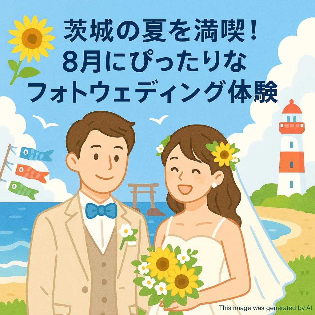 茨城の夏を満喫！8月にぴったりなフォトウェディング体験
