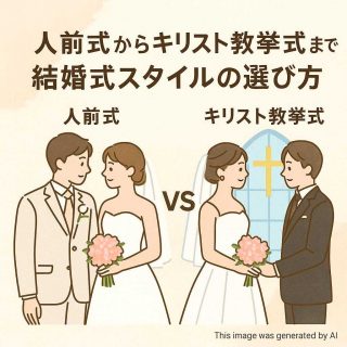 人前式からキリスト挙式まで・結婚式スタイルの選び方