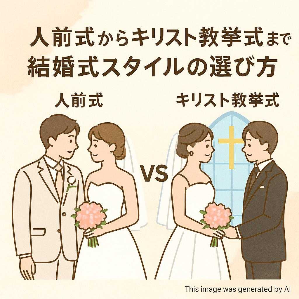 人前式からキリスト挙式まで・結婚式スタイルの選び方