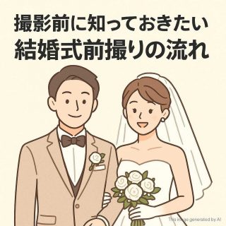 撮影前に知っておきたい結婚式前撮りの流れ