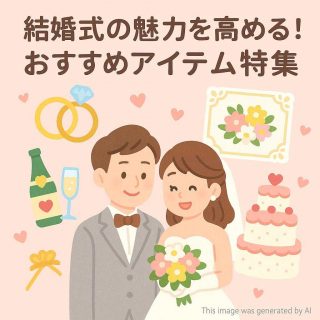 結婚式の魅力を高める！おすすめアイテム特集