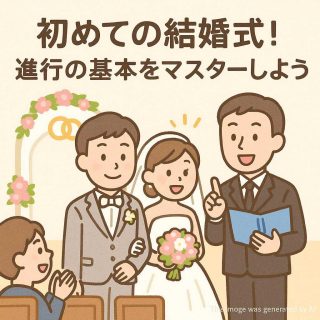 初めての結婚式！進行の基本をマスターしよう