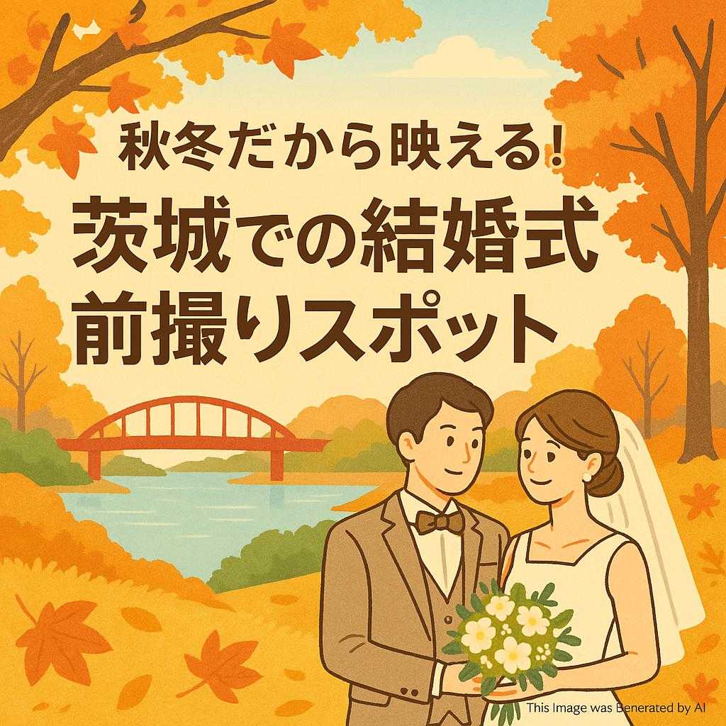 秋冬だから映える！茨城での結婚式前撮りスポット
