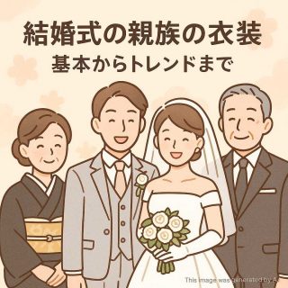 結婚式の親族の衣装 基本からトレンドまで