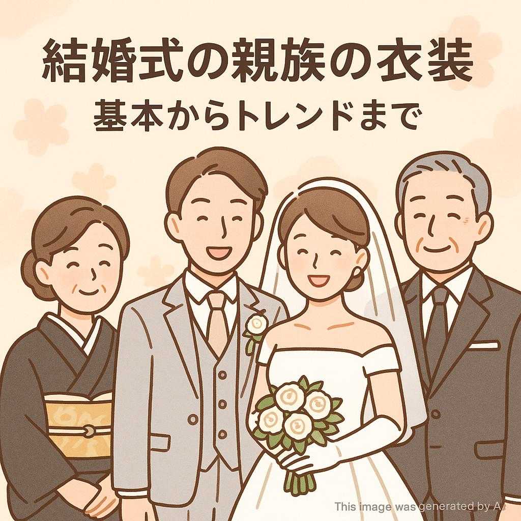 結婚式の親族の衣装 基本からトレンドまで
