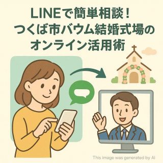 LINEで簡単相談！つくば市バウム結婚式場のオンライン活用術