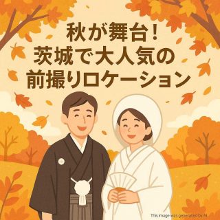 秋が舞台！茨城で大人気の前撮りロケーション