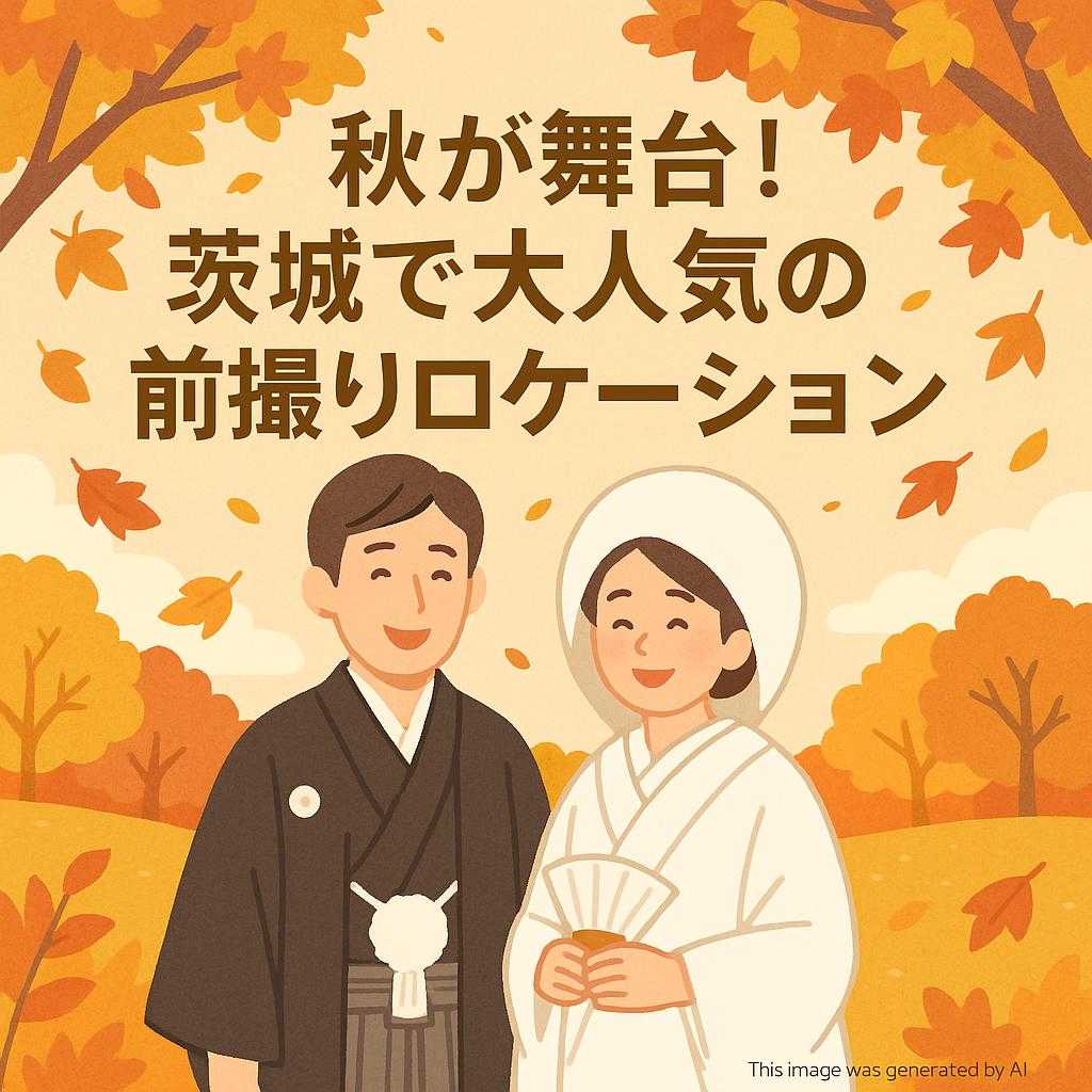 秋が舞台！茨城で大人気の前撮りロケーション