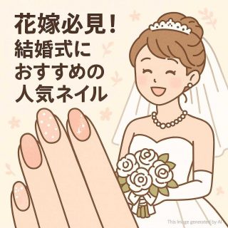 花嫁必見！結婚式におすすめの人気ネイル