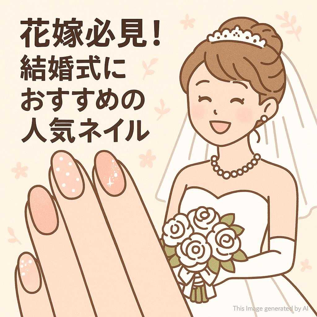 花嫁必見！結婚式におすすめの人気ネイル