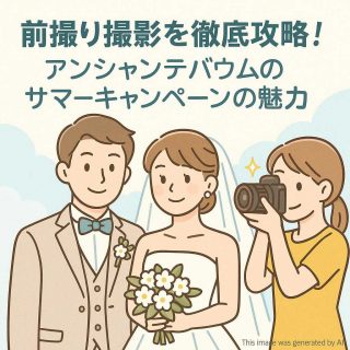 前撮り撮影を徹底攻略！アンシャンテバウムのサマーキャンペーンの魅力