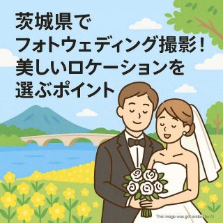茨城県でフォトウェディング撮影！美しいロケーションを選ぶポイント
