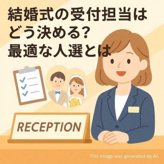 結婚式の受付担当はどう決める？最適な人選とは