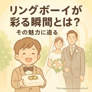 リングボーイが彩る瞬間とは？その魅力に迫る