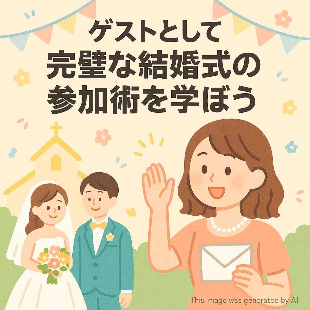 ゲストとして完璧な結婚式の参加術を学ぼう