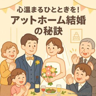 心温まるひとときを！アットホーム結婚式の秘訣