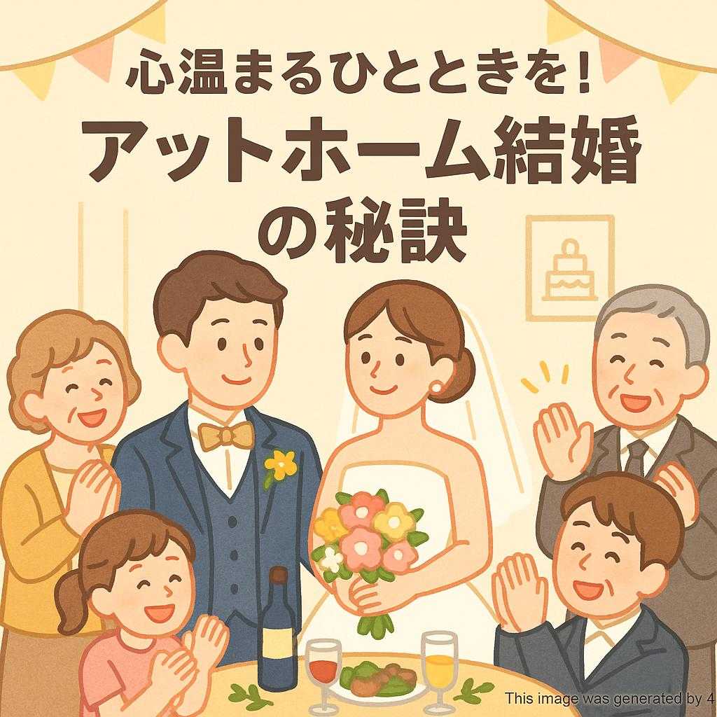 心温まるひとときを！アットホーム結婚式の秘訣