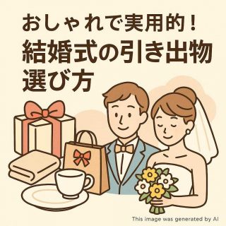 おしゃれで実用的！結婚式の引き出物選び方