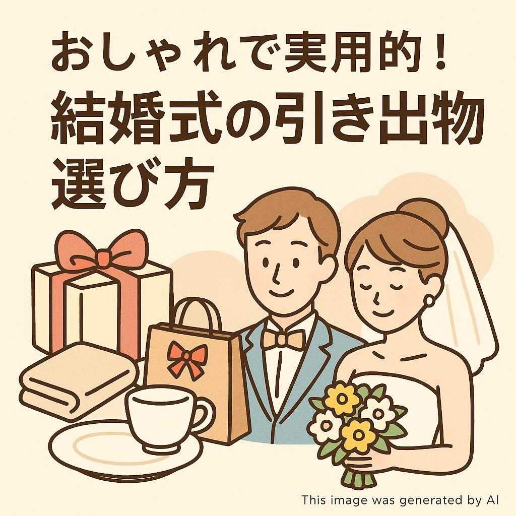 おしゃれで実用的！結婚式の引き出物選び方