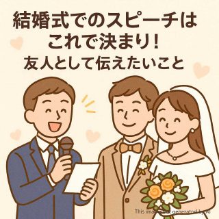結婚式でのスピーチはこれで決まり！友人として伝えたいこと