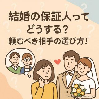 結婚の保証人ってどうする？頼むべき相手の選び方！