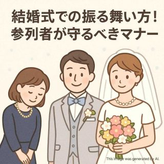 結婚式での振る舞い方！参列者が守るべきマナー