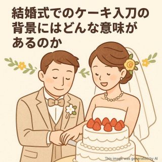 結婚式でのケーキ入刀の背景にはどんな意味があるのか