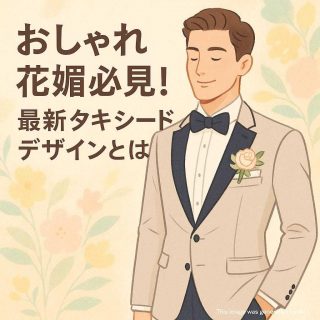 おしゃれ花婿必見！最新タキシードデザインとは