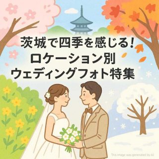 茨城で四季を感じる！ロケーション別ウェディングフォト特集