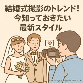 結婚式撮影のトレンド！今知っておきたい最新スタイル