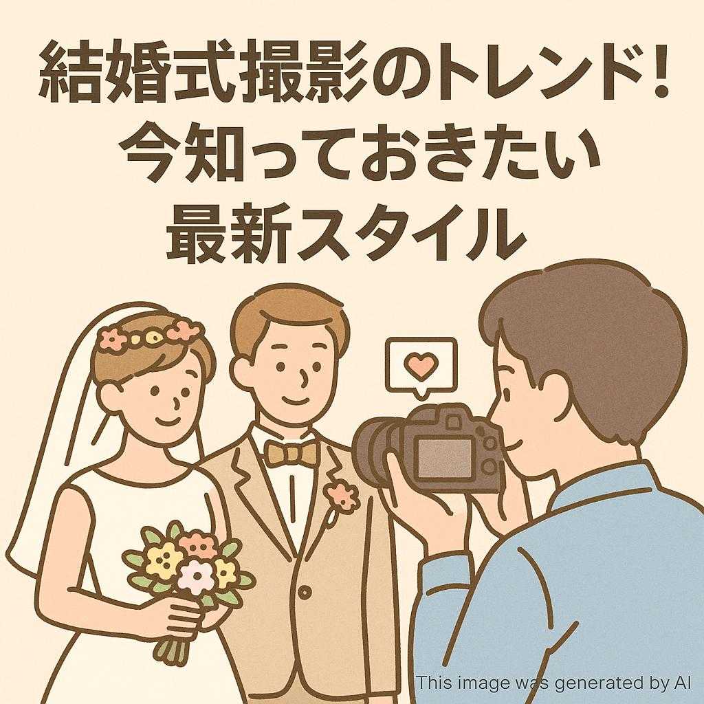結婚式撮影のトレンド！今知っておきたい最新スタイル