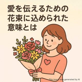 愛を伝えるための花束に込められた意味とは