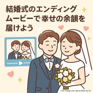 結婚式のエンディングムービーで幸せの余韻を届けよう