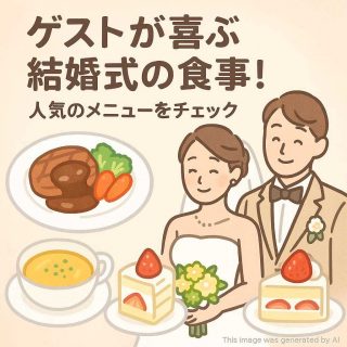 ゲストが喜ぶ結婚式の食事！人気のメニューをチェック
