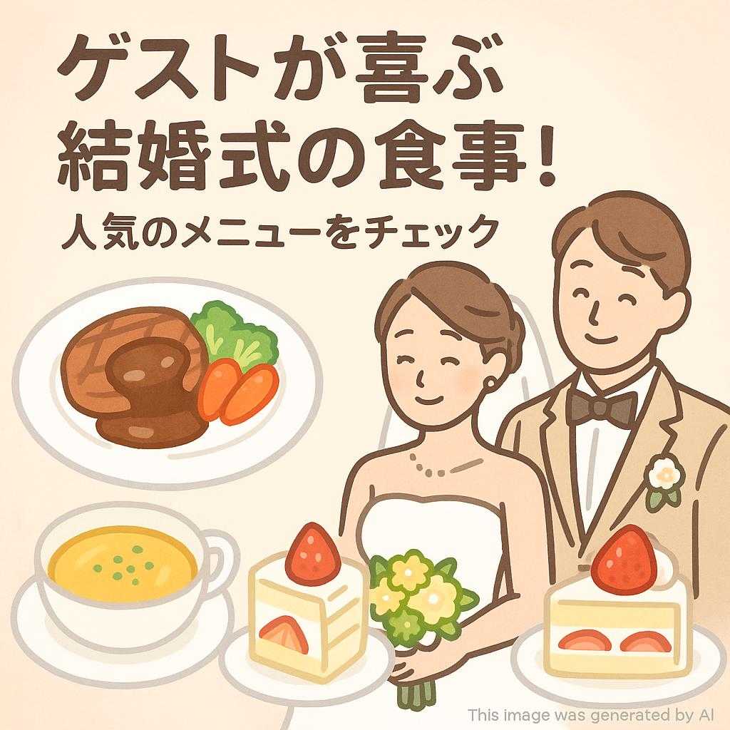 ゲストが喜ぶ結婚式の食事！人気のメニューをチェック